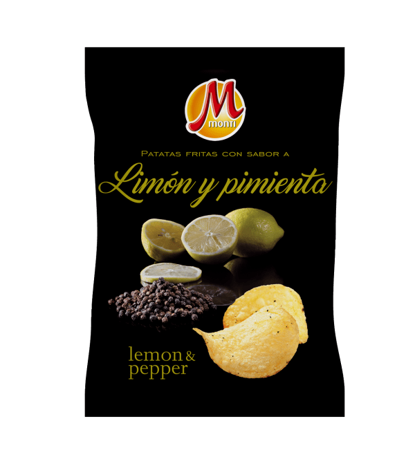 Monti Premiun Chips Limón y Pimienta