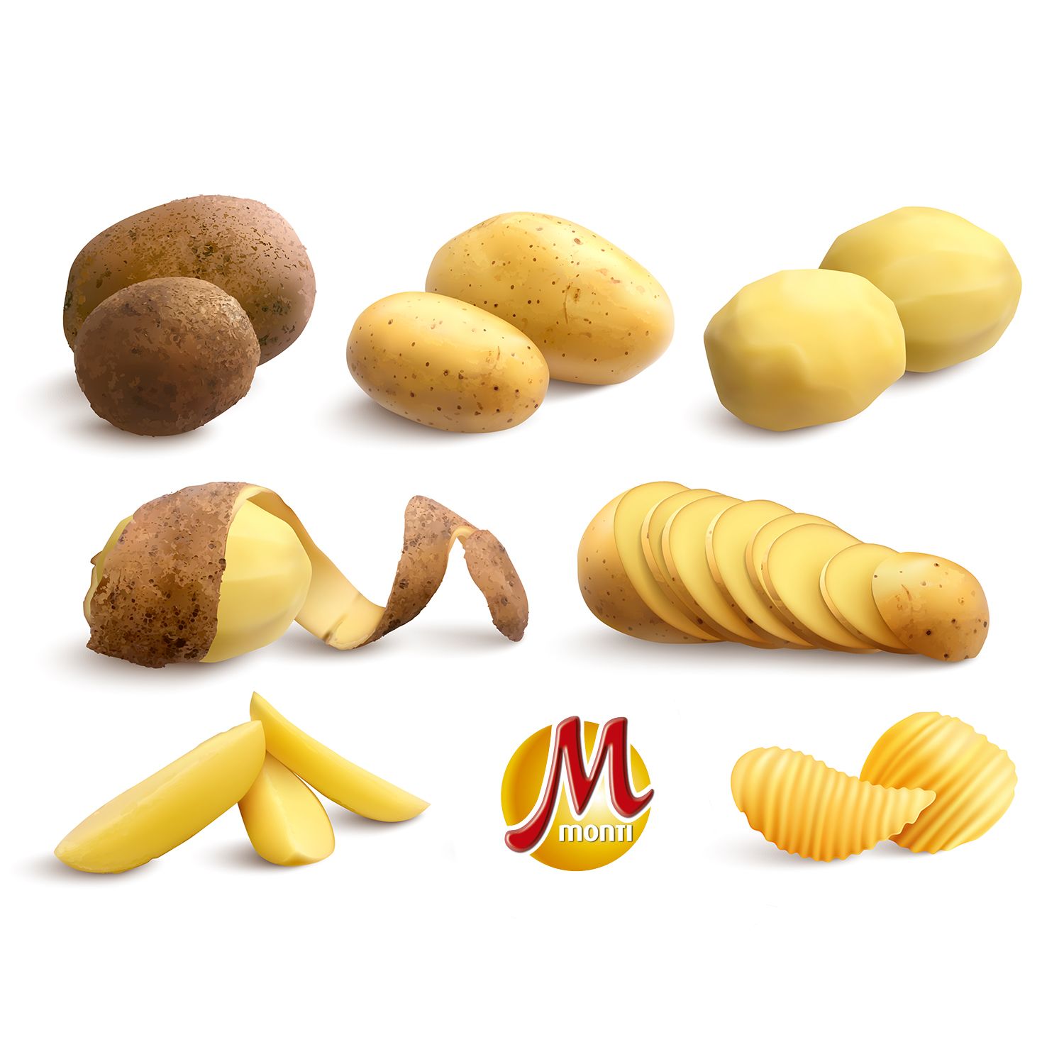 15 tipos de corte de patata que necesitas conocer - Patatas Monti